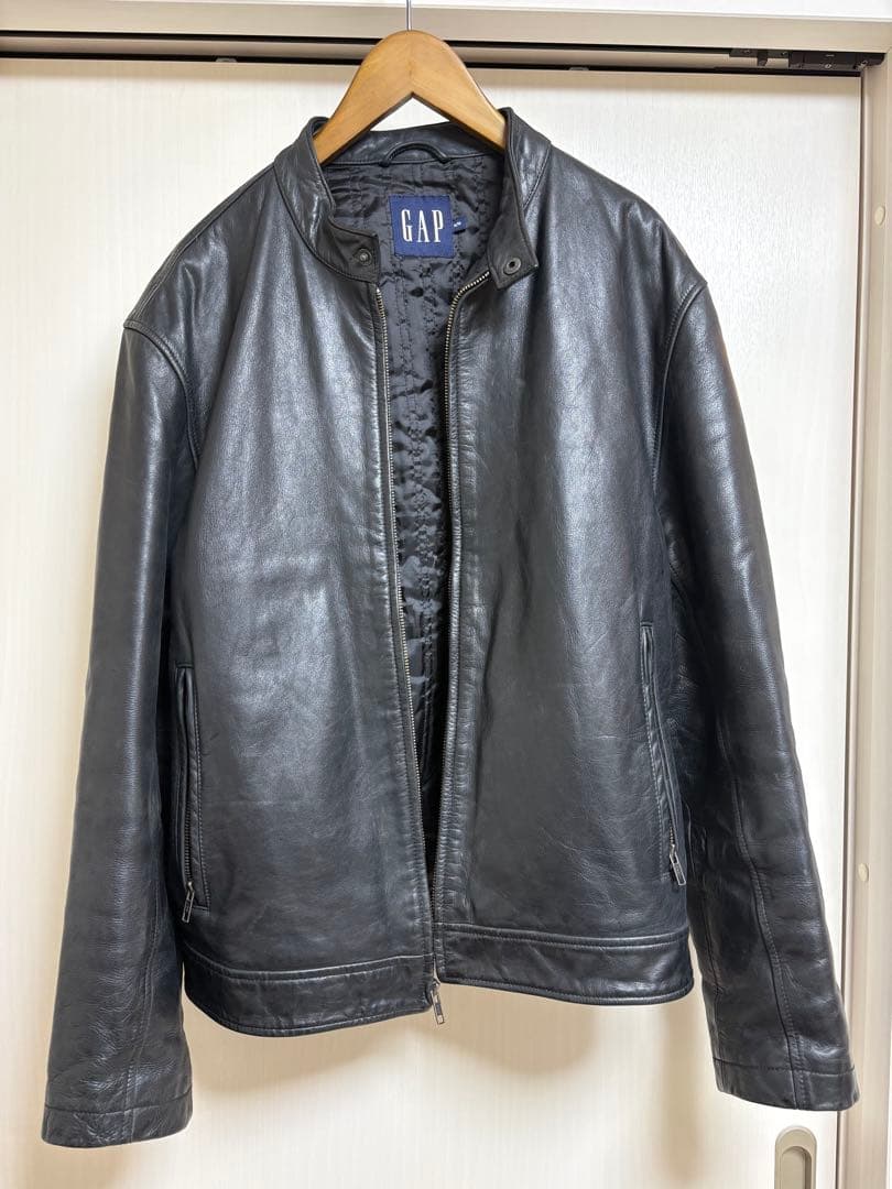 OLD GAP レザーシングルライダース