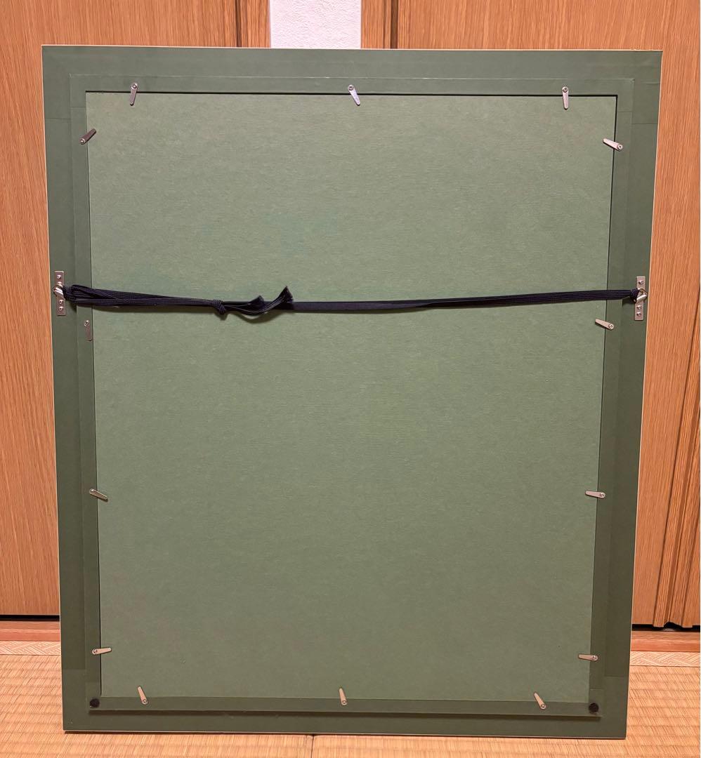 額付　田家阿希雄　水墨画　バレリーナ　８号