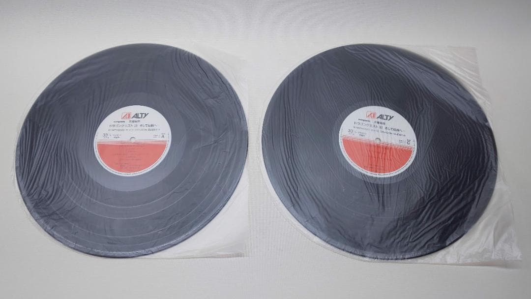 特典マップポスター付き　交響組曲　ドラゴンクエストIII　レコード