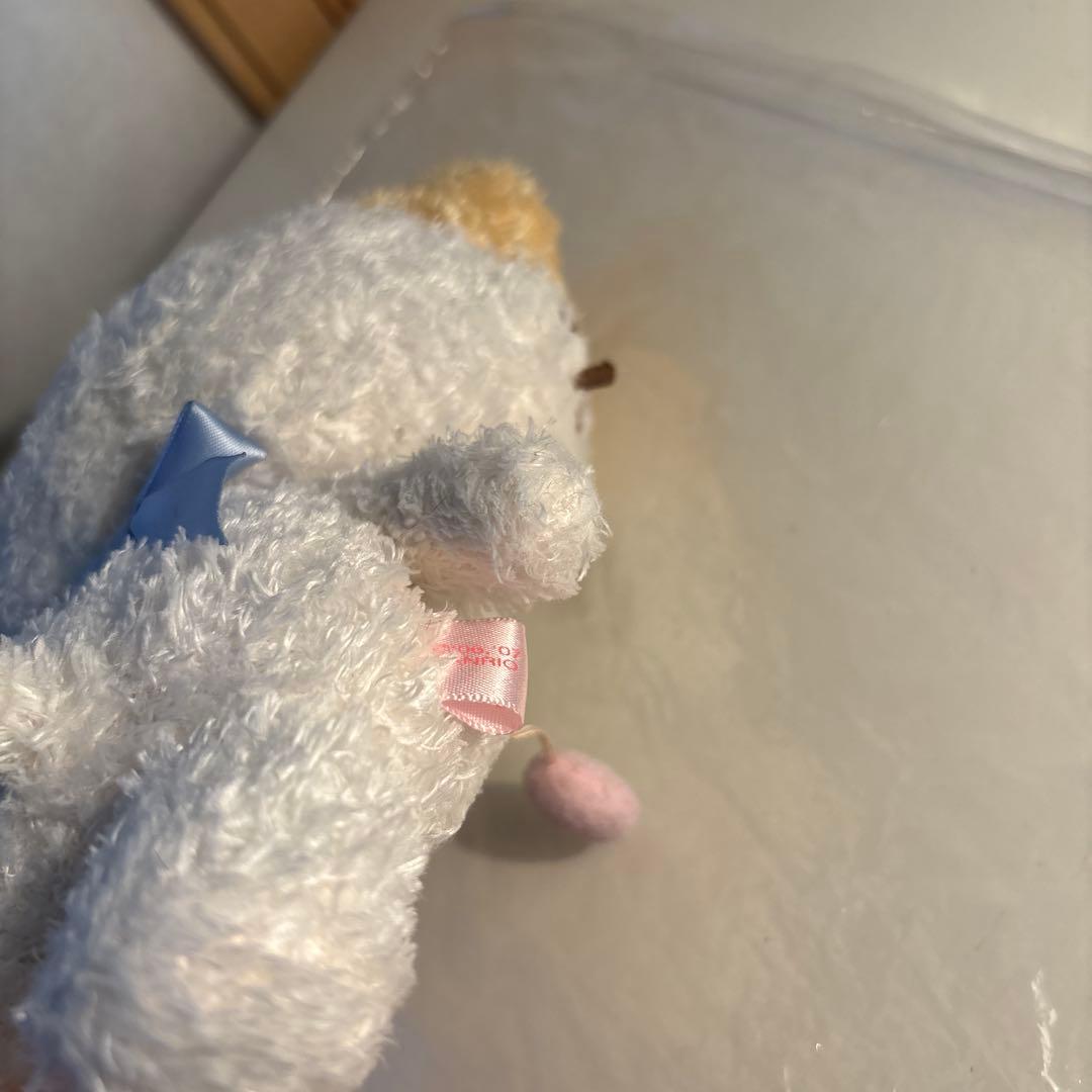 激レア　平成レトロ　マシュマロみたいなふわふわにゃんこ ウィンク 巾着付