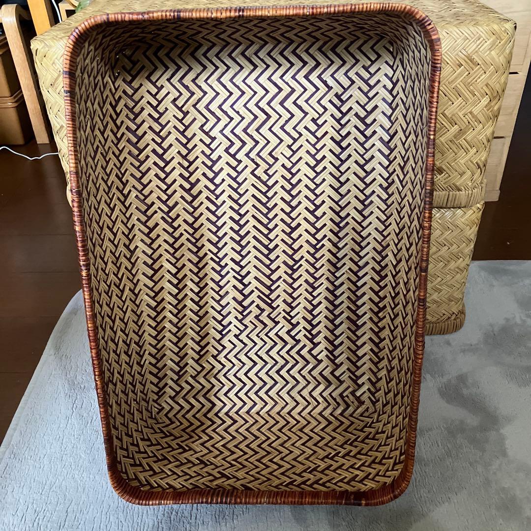 昭和レトロ 中サイズ 行李 クリーニング済み 超美品 ① ③セット