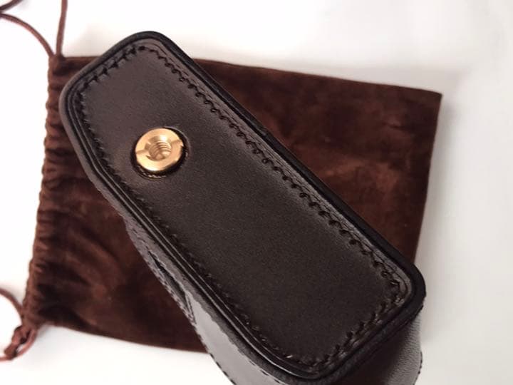 本革カメラケース 新品 CONTAX コンタックス T3D用 イタリア製本革使用