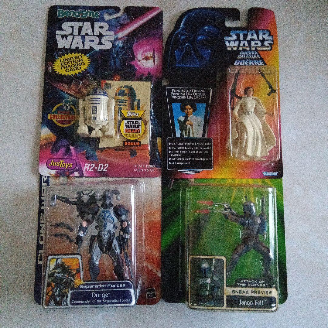 90S スターウォーズ フィギュア R2-D2 レイア ジャンゴ