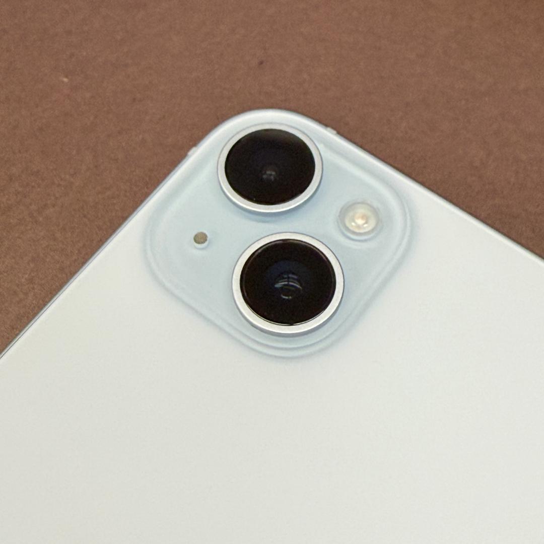 電池容量１００％【美品】iPhone15 128GB SIMフリー ブルー
