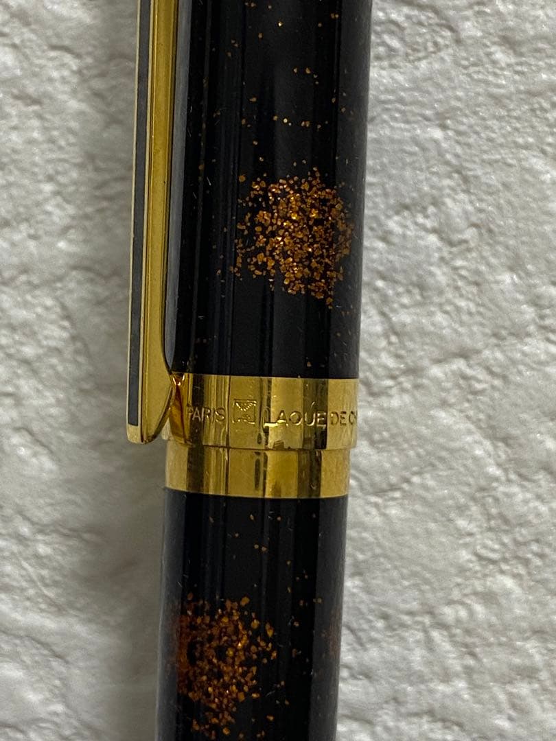 【美品】S.T. Dupont デュポン　万年筆 k18 箱付き