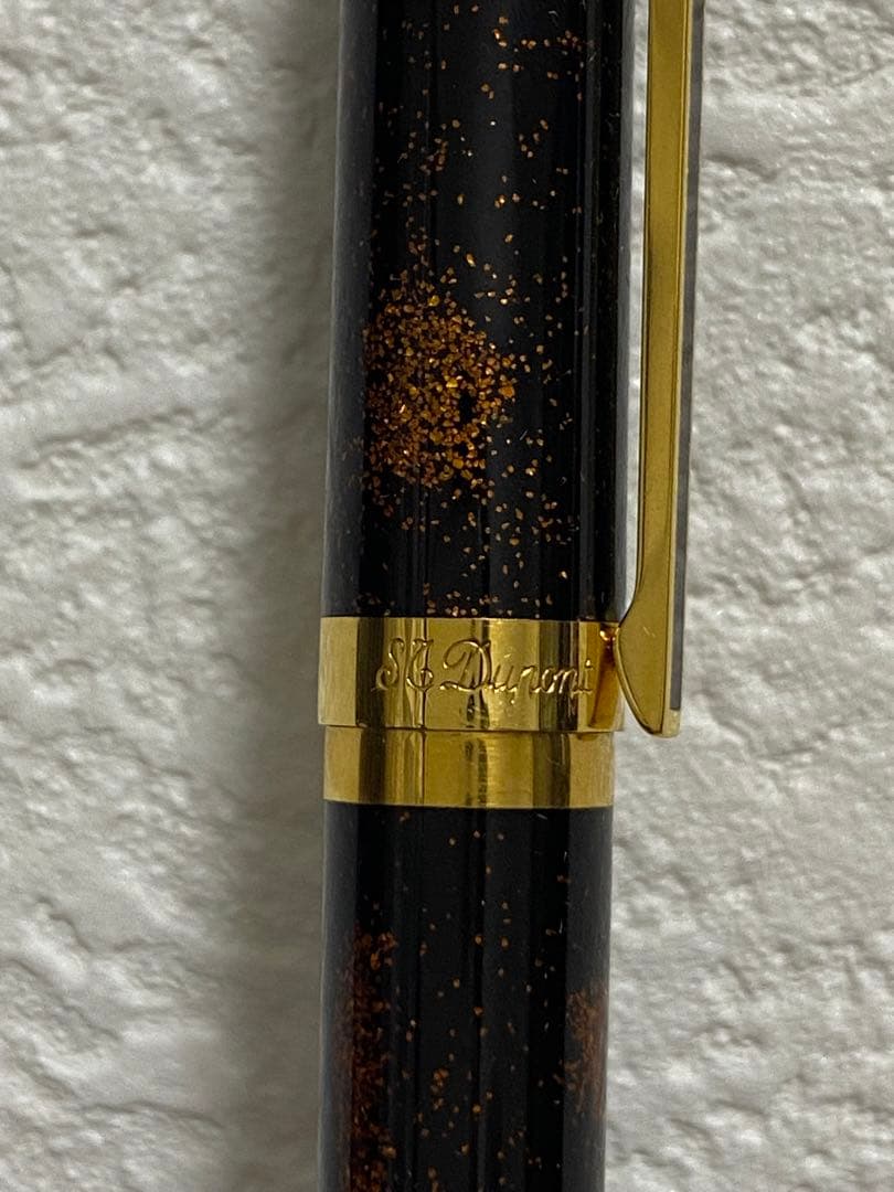 【美品】S.T. Dupont デュポン　万年筆 k18 箱付き