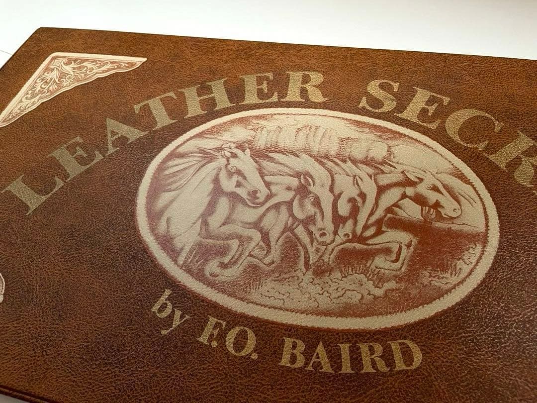 LEATER SECRETS By F.O. BAIRD レザークラフト美品