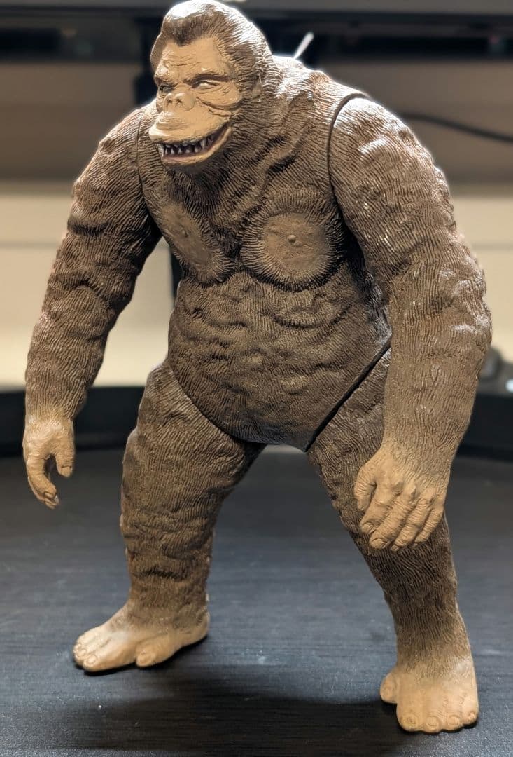 【良品】フィギュア キングコング 「キングコング対ゴジラ」 ソフビフィギュア