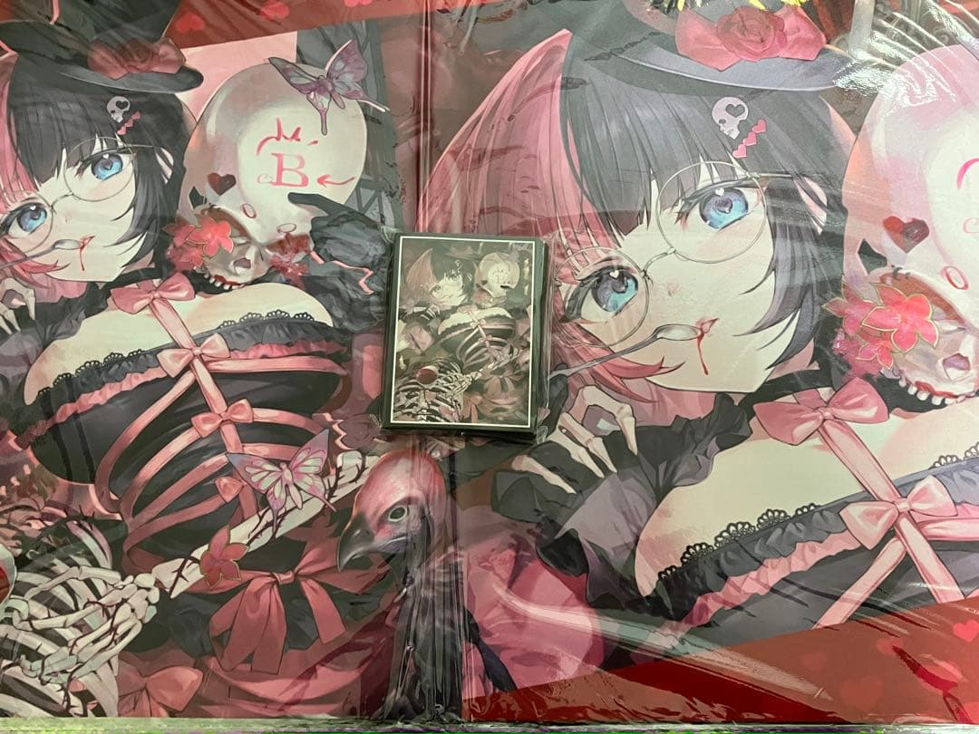 白詰草　ぶいすぽっ！　スリーブ　プレイマット　橘ひなの　w7