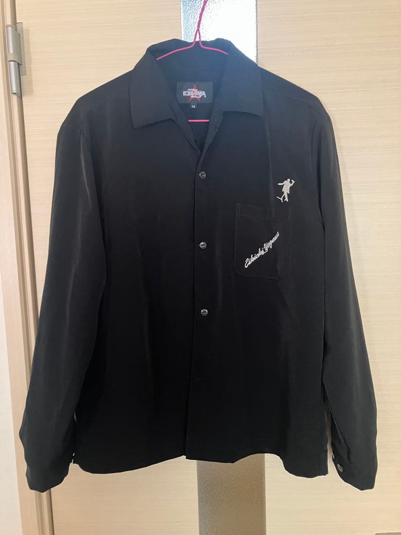 E.YAZAWA ブラックシャツ Mサイズ　矢沢永吉