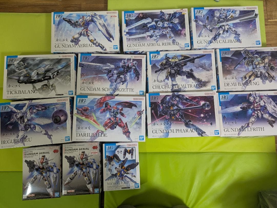 【新品未開封】ガンプラ 水星の魔女 HG・SD 14点セット まとめ売り