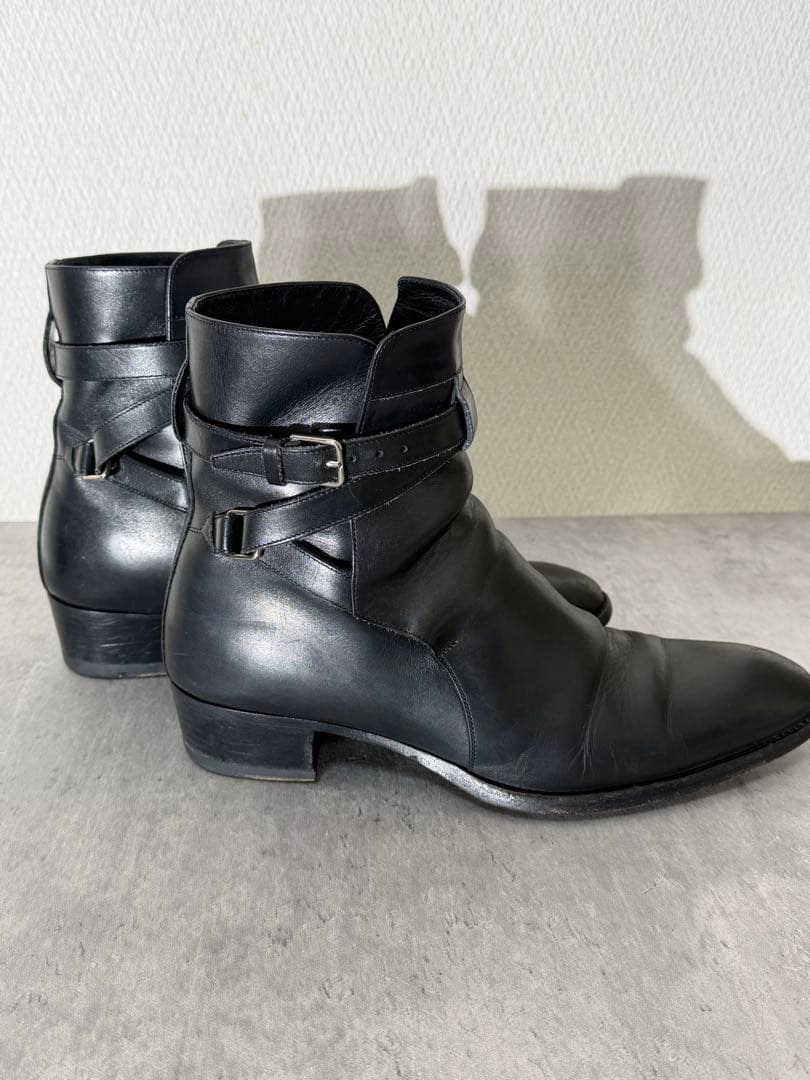 サンローランパリ エディ期 ワイアットジョッパーブーツ 41 レザーブーツ