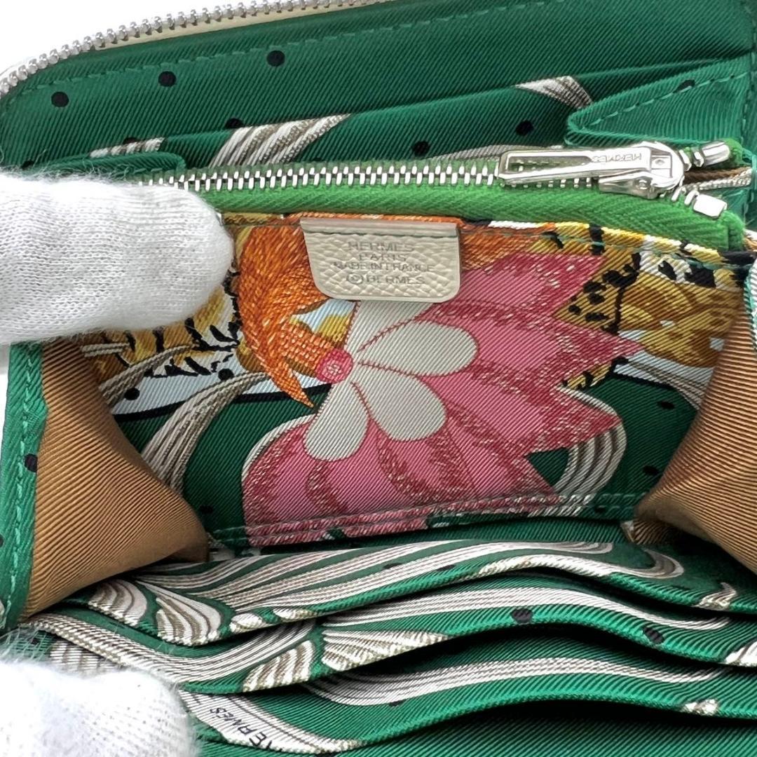 【希少・王者の虎】エルメス アザップ シルクイン コンパクト Z刻印 折り財布