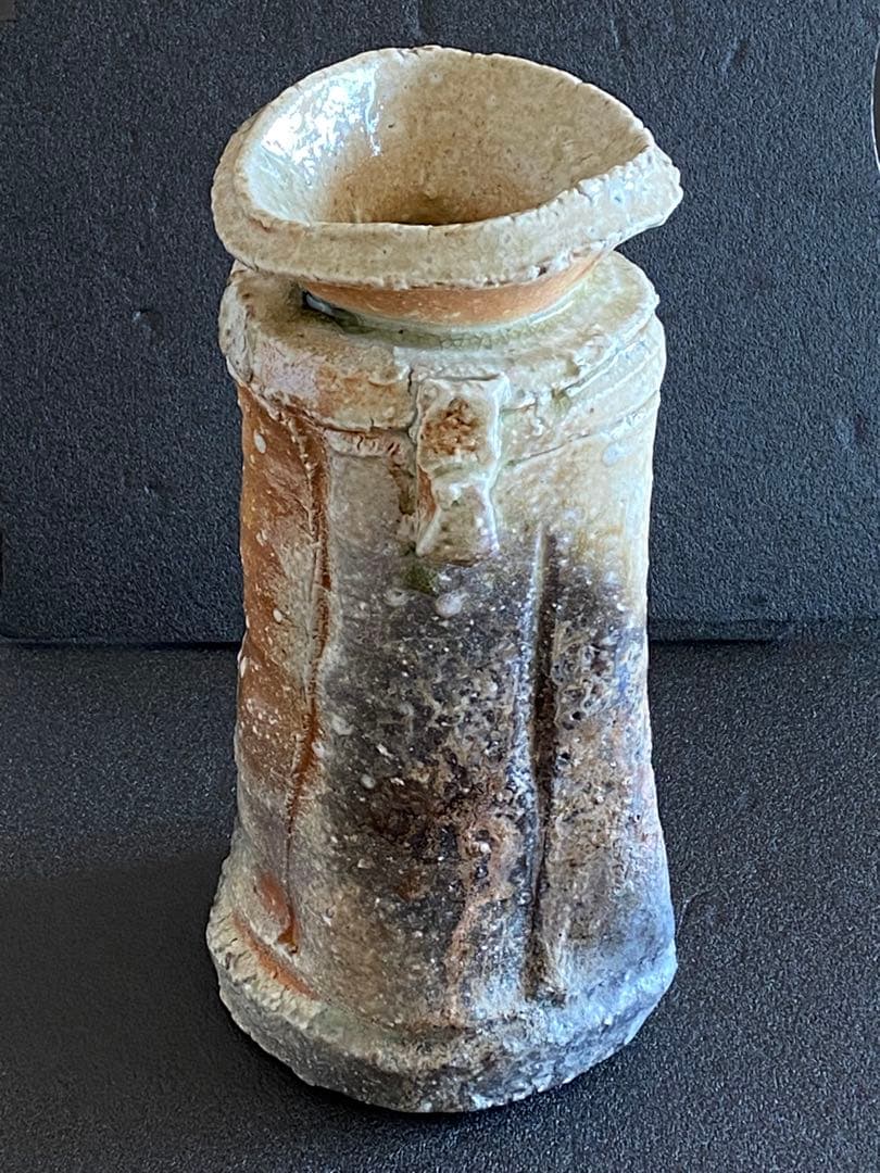 信楽焼　花瓶　花器　花入　井村侊生　　#3401