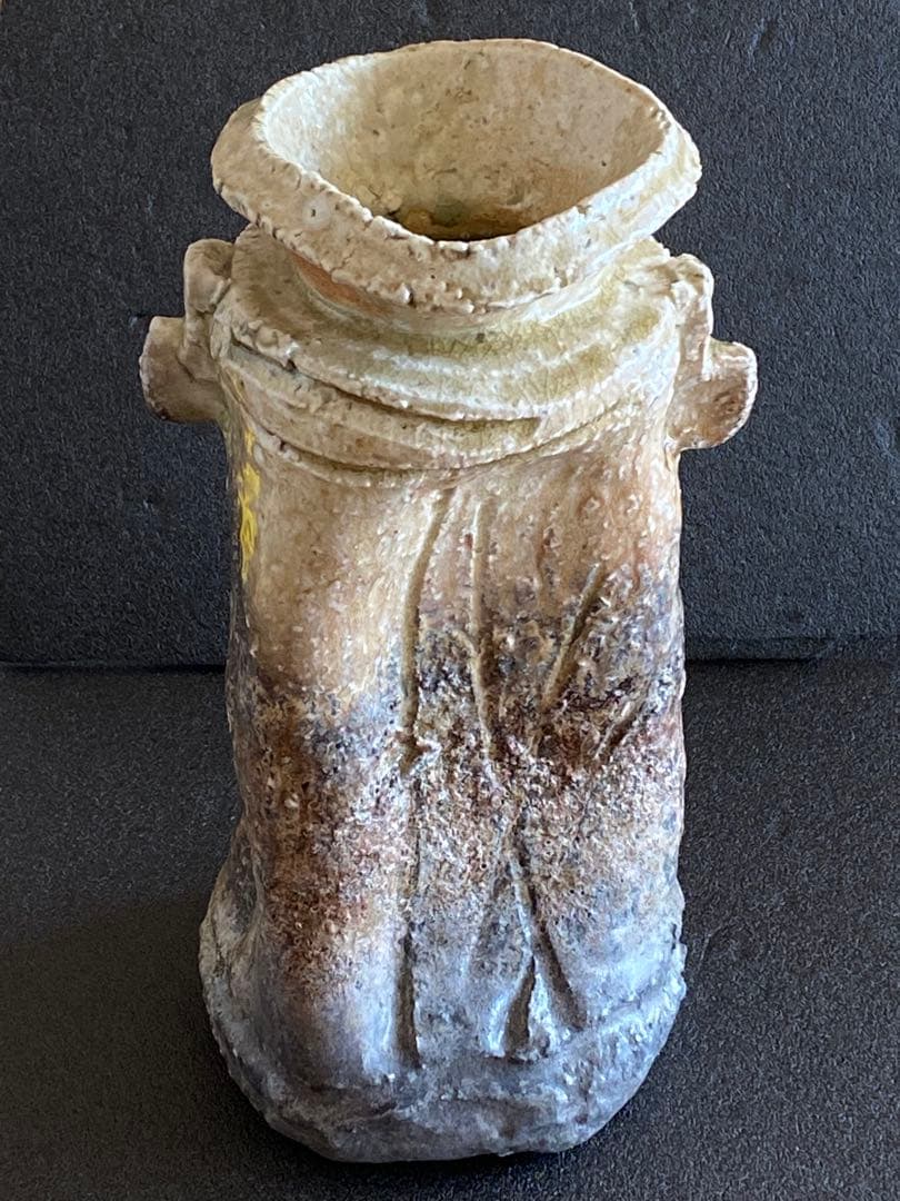 信楽焼　花瓶　花器　花入　井村侊生　　#3401