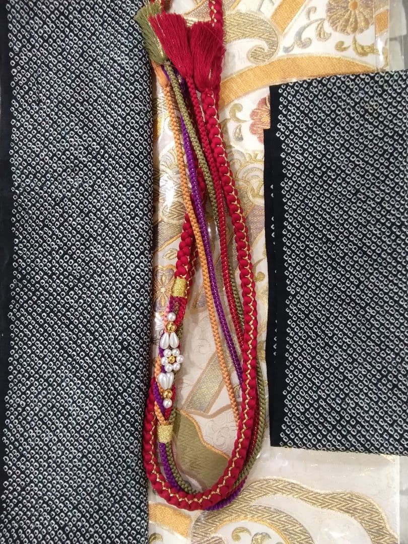 振袖フルセット、三越振袖成人式、重ね衿帯揚げ帯締め、西陣袋帯、襦袢、ガード加工