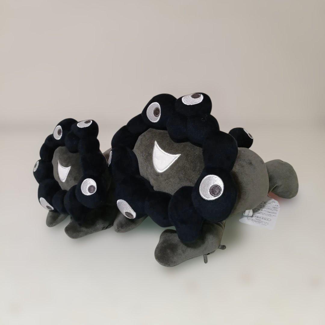 関西万博 黒ミャクミャク 這い型　ぬいぐるみ ブラック ＳとM 寝そべり