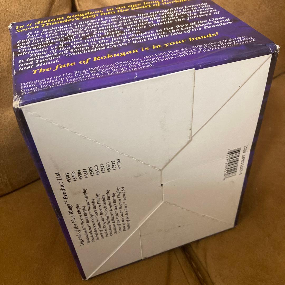 マジック：ザ・ギャザリング Time of the void l5r starter deck sealed