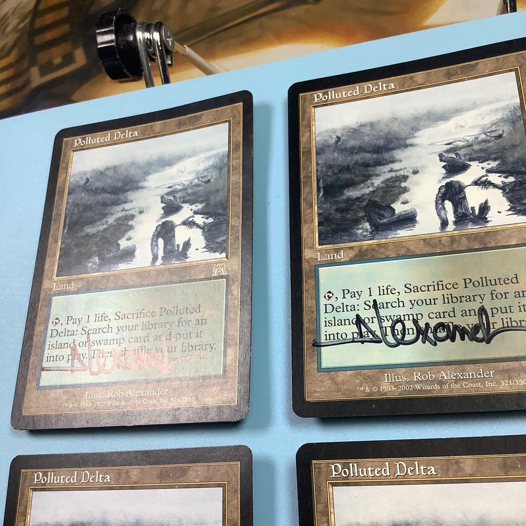 汚染された三角州/Polluted Delta ONS英語4枚セット　サインド