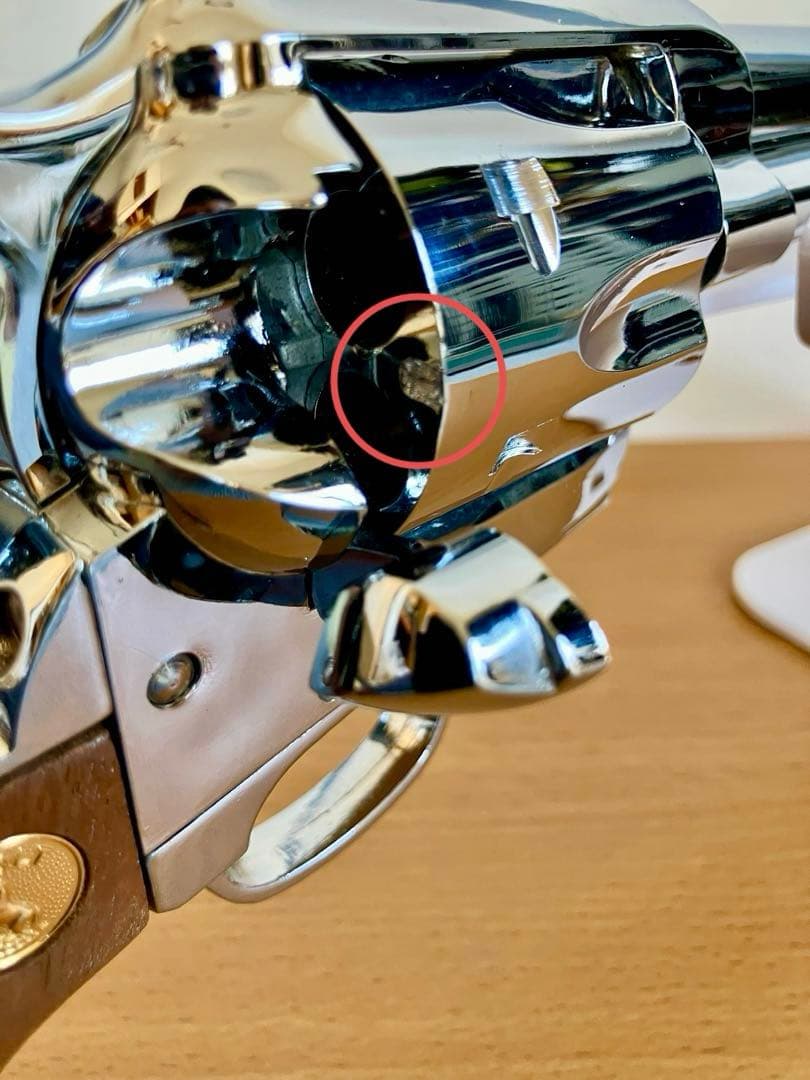 メッキ仕様　COLT SINGLE ACTION ARMY .45 モデルガン