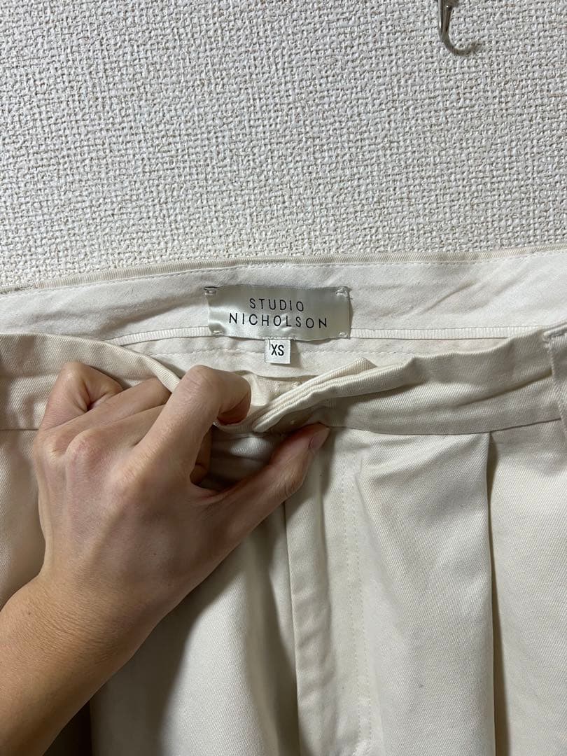 P*様 STUDIO NICHOLSON VOLUME PLEAT PANTS