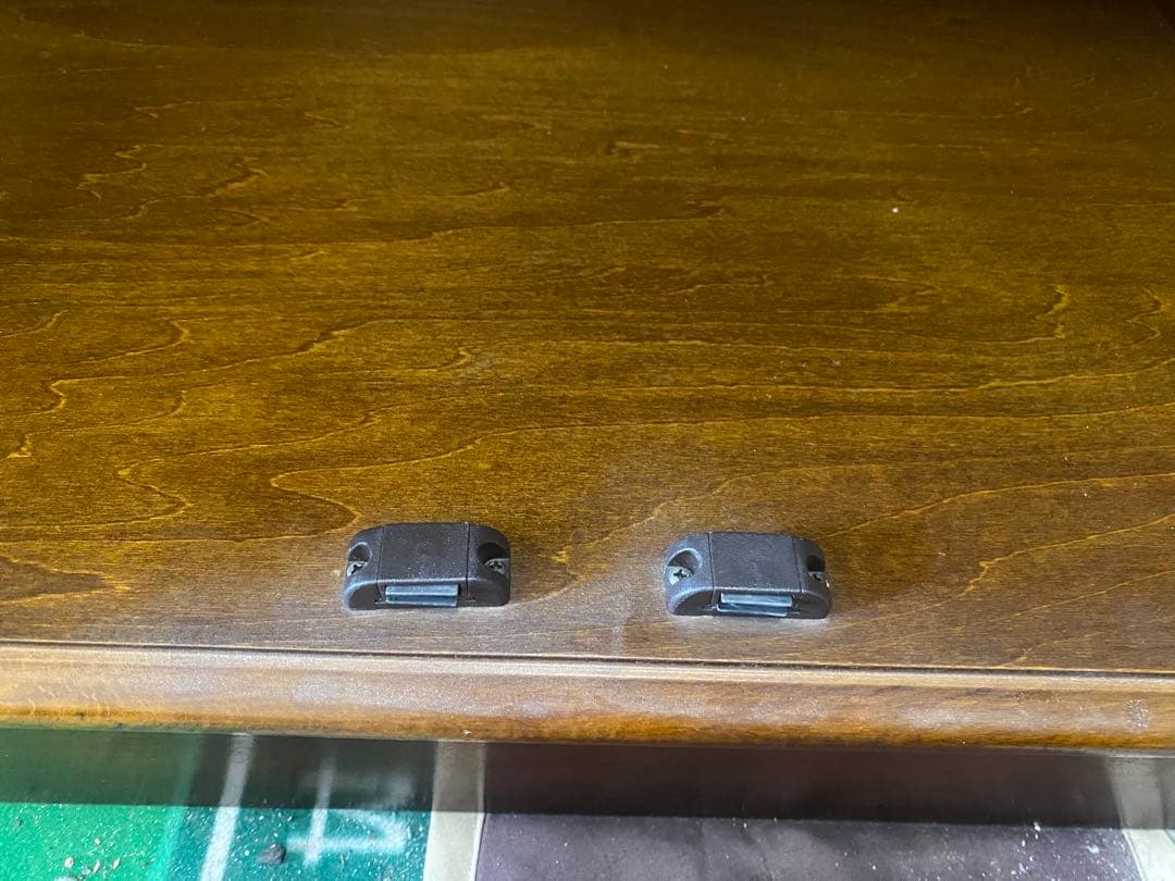 ★期間限定値下げ★ 【美品】カリモク　ダークブラウン 木製キャビネット ガラス扉