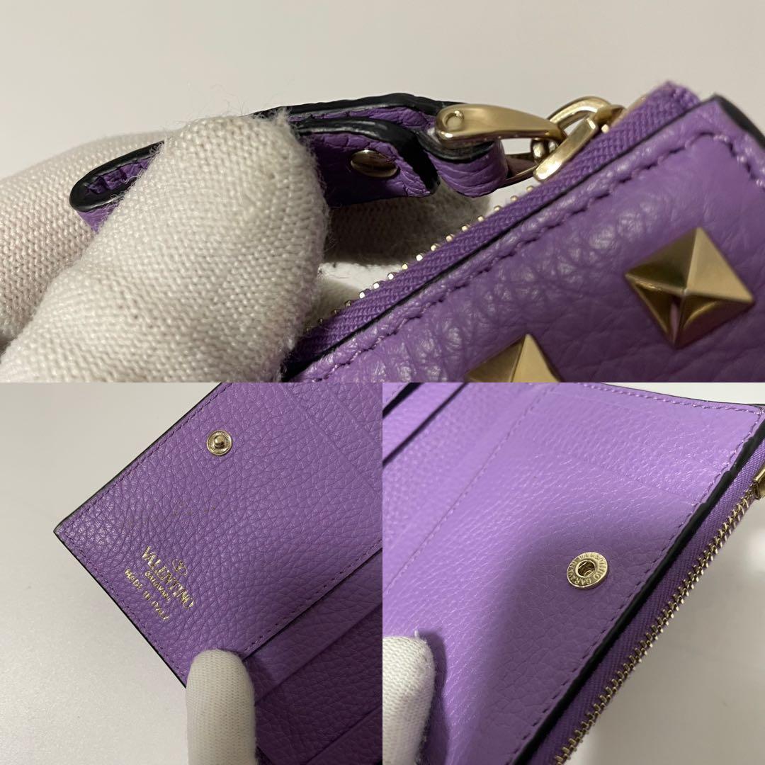 ✨️未使用級✨　Valentino Garavani 折り財布　財布　スタッズ