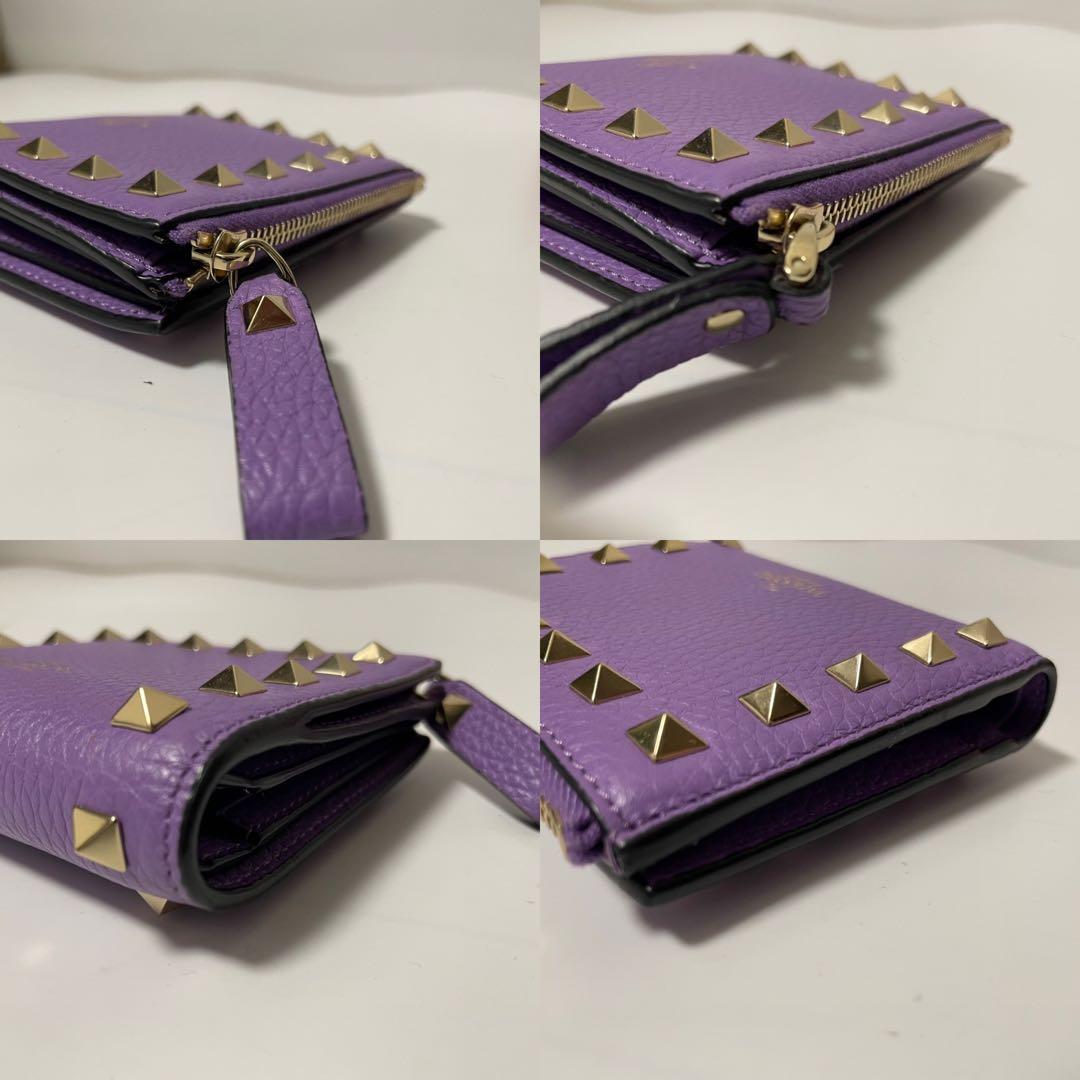 ✨️未使用級✨　Valentino Garavani 折り財布　財布　スタッズ