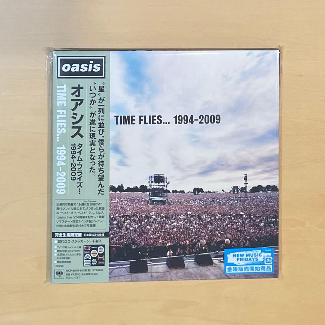 oasis メモリアルチケット&クリアファイル TIME FLIES CD