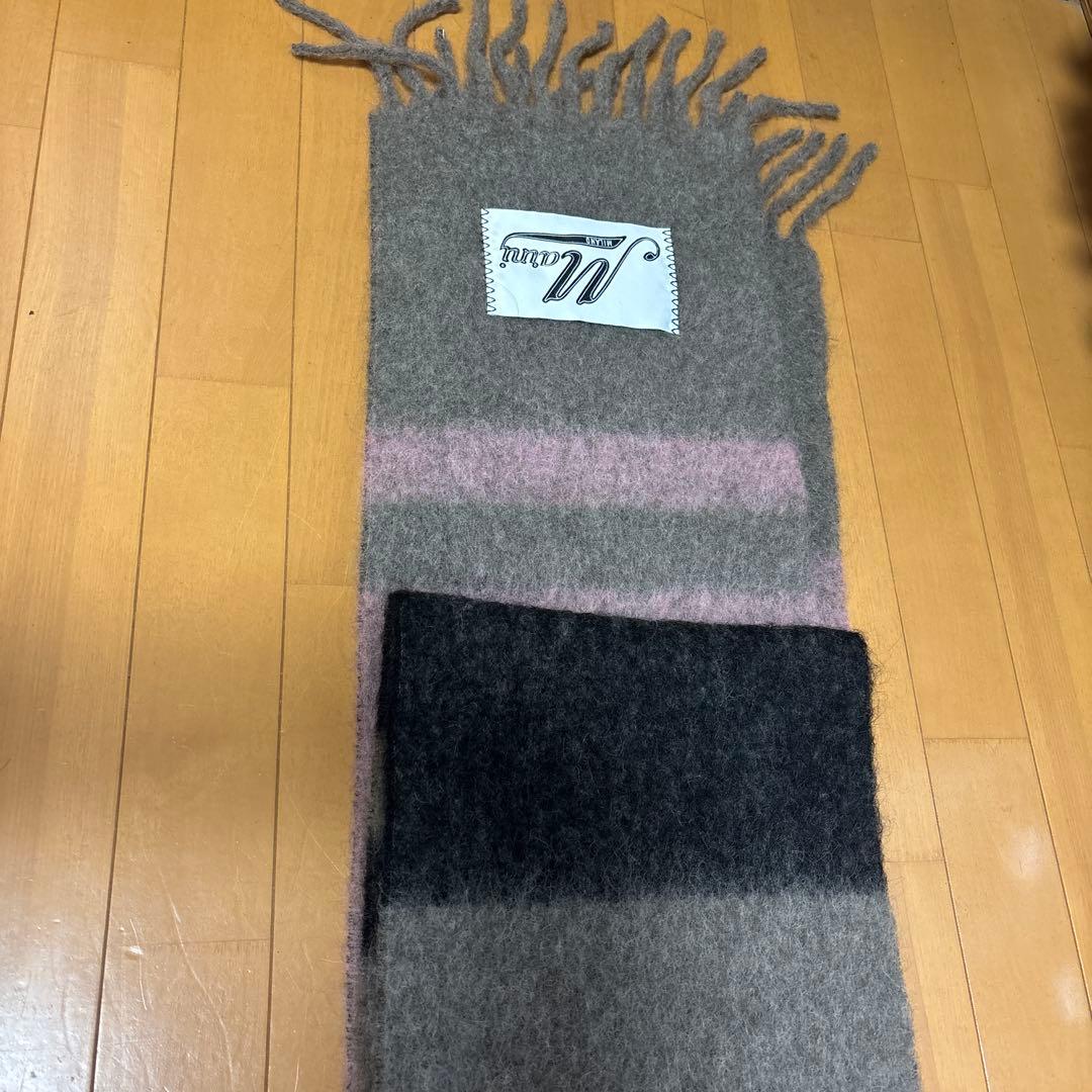 Marni ストライプ マフラー ウール混紡
