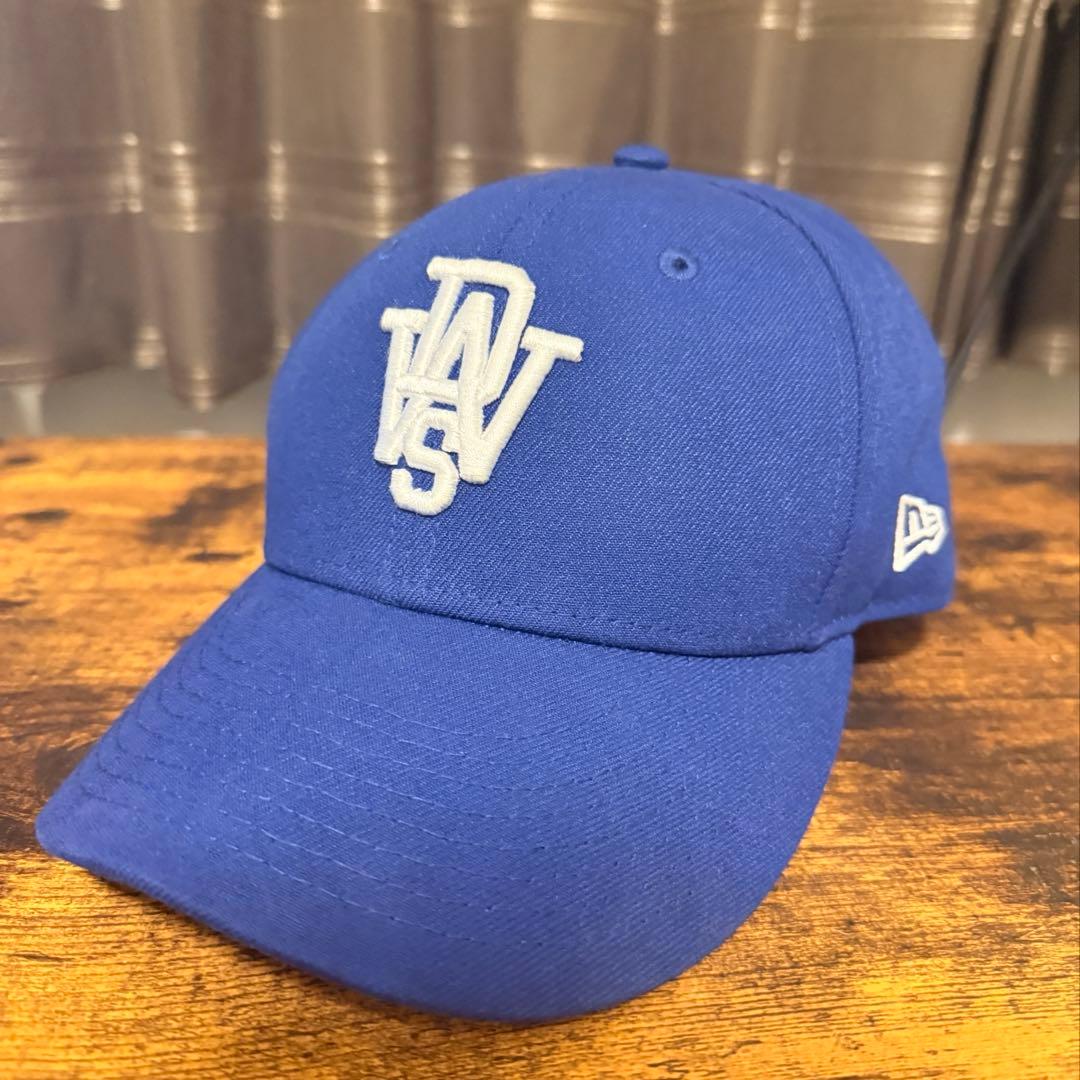DWS Dirty Workers Studio NEW ERA キャップ 青