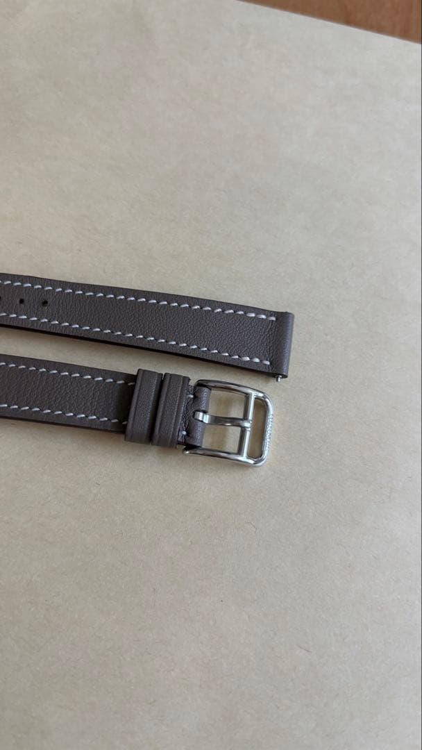 〈未使用〉HERMES ケープコッド　ストラップ　エトゥープ　レザーベルト