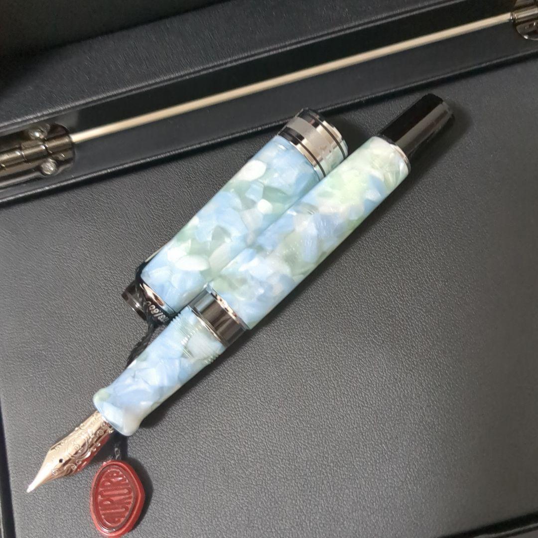 アウロラAURORA限定万年筆カレイドスコーピオ・ルーチェヴェルデ996-CKV