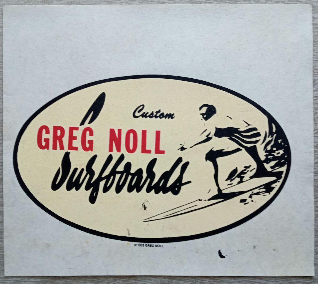 1960年代GRGE NOLL サーフボード(ハワイ) グラフィックデザイン画
