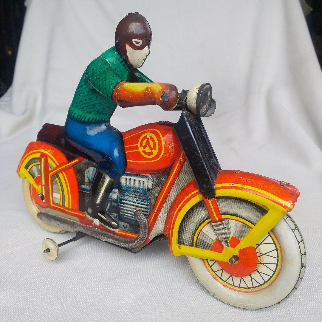 旧ソ連製 ブリキ オートバイ バイク レトロ ビンテージ 昭和 古い