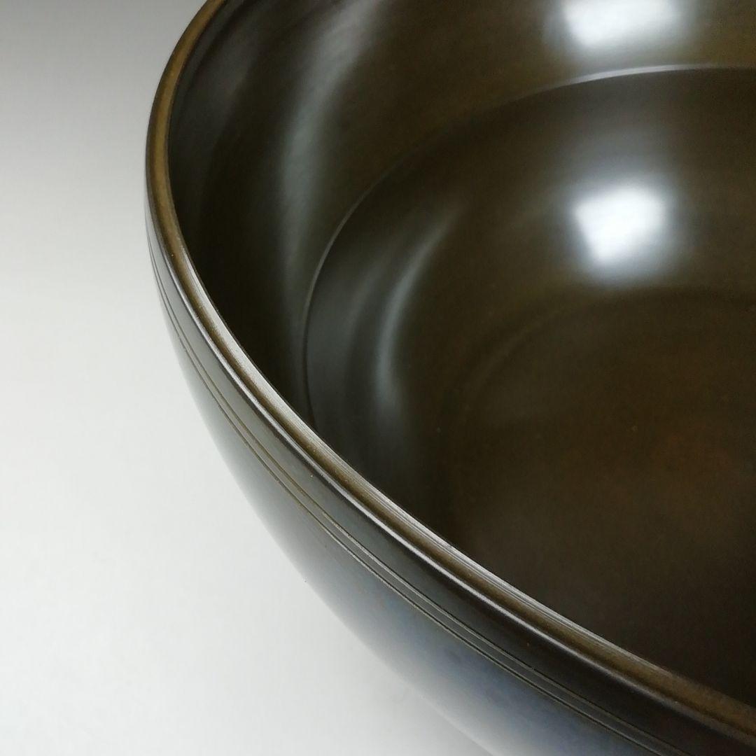 Ｗ３５　水指　『砂張銅』『箪瓢　平水指』『唐銅風炉師　藤井宗喜』　共箱　茶道具