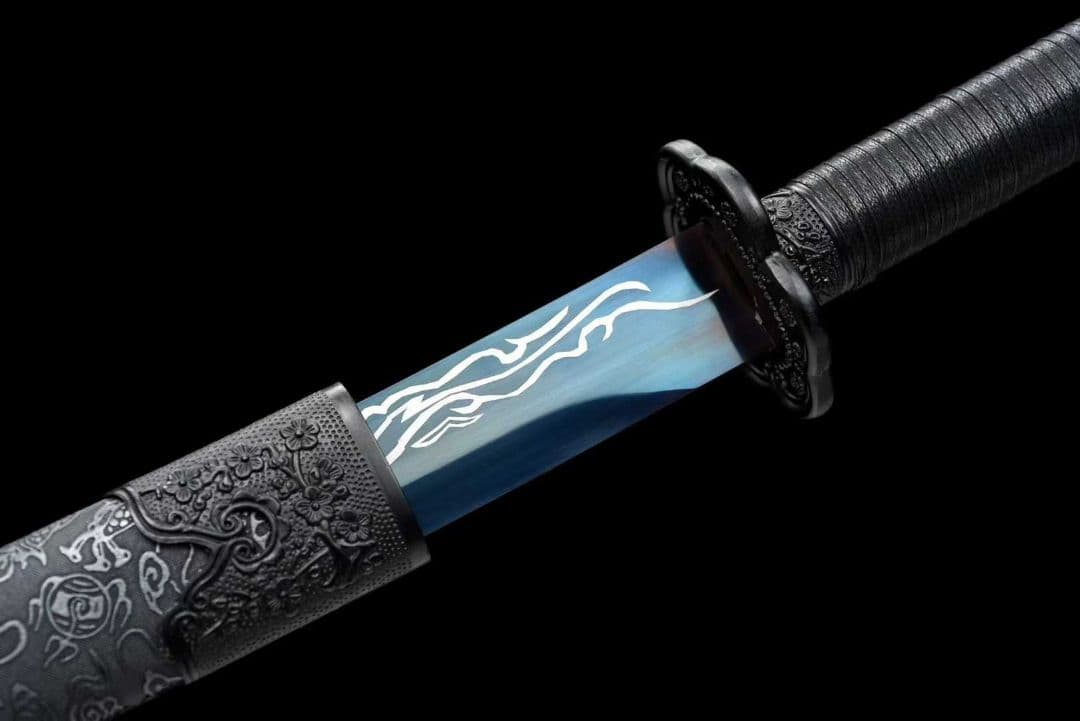 【屍竜冷炎】古兵器 武具 刀装具 日本刀　模造刀 居合刀 武士道 鑑賞用 美術刀