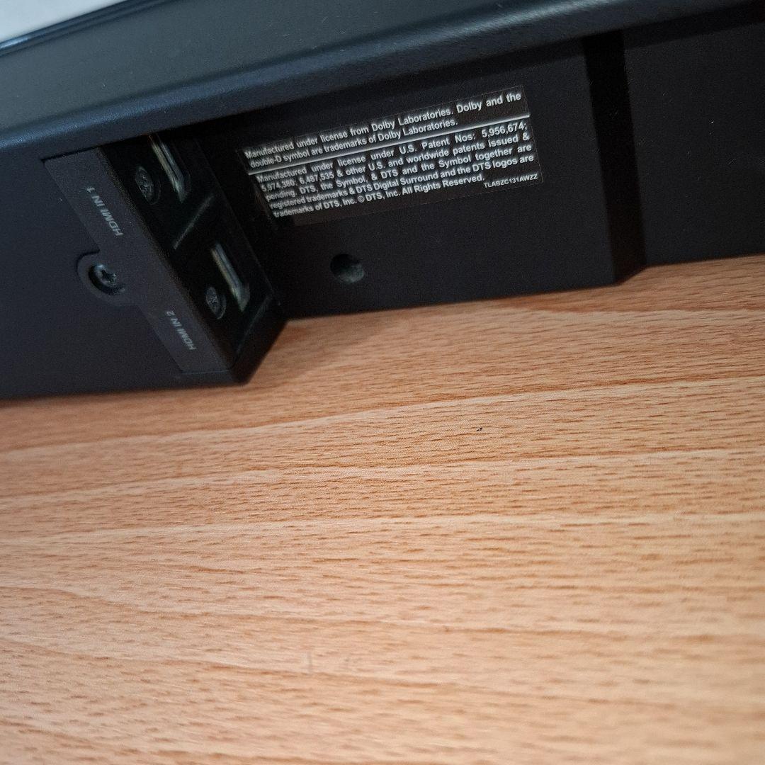 SHARP シアターバーシステム Model　HT-SB60　横138㎝高７㎝