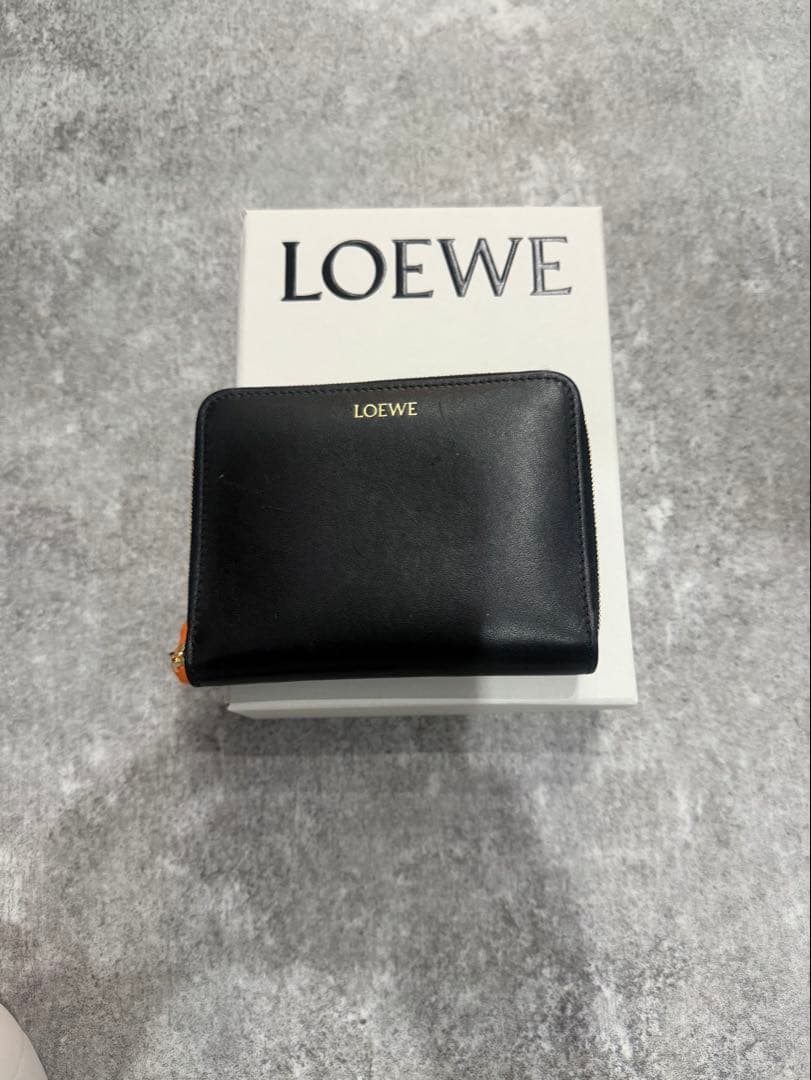 LOEWE レザーケース ブラック