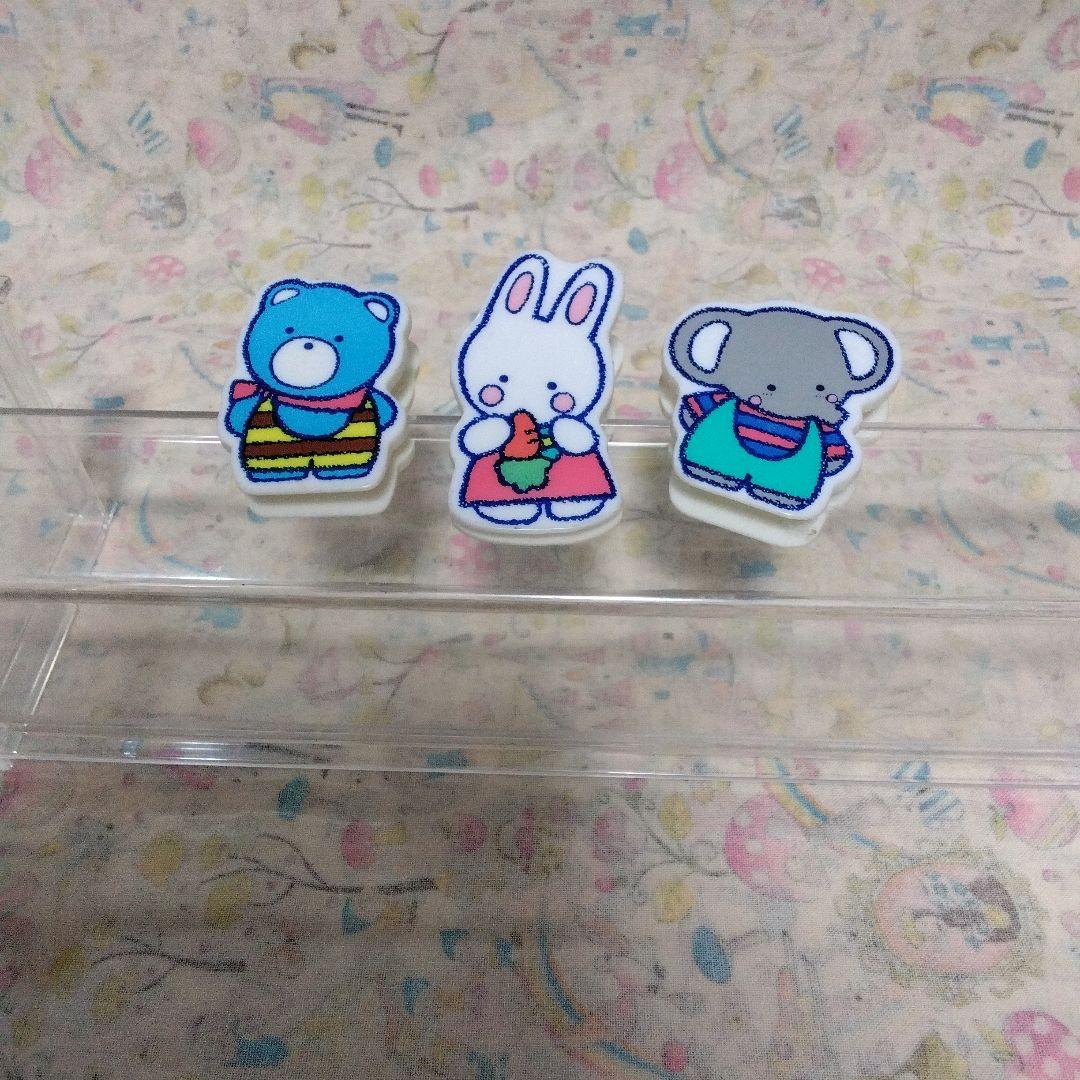 昭和レトロ　サンリオ　チアリーチャム　クリップ 3個セット 1984年