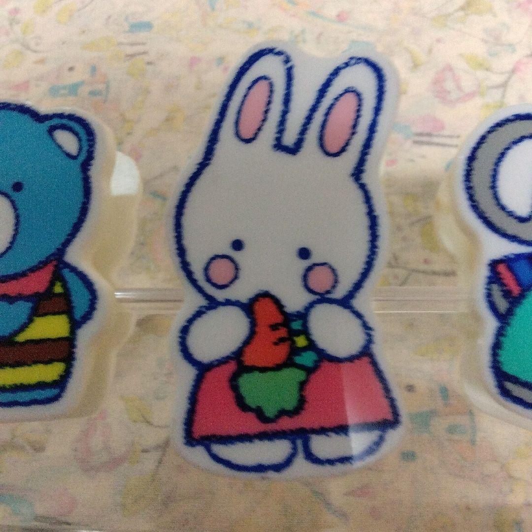 昭和レトロ　サンリオ　チアリーチャム　クリップ 3個セット 1984年