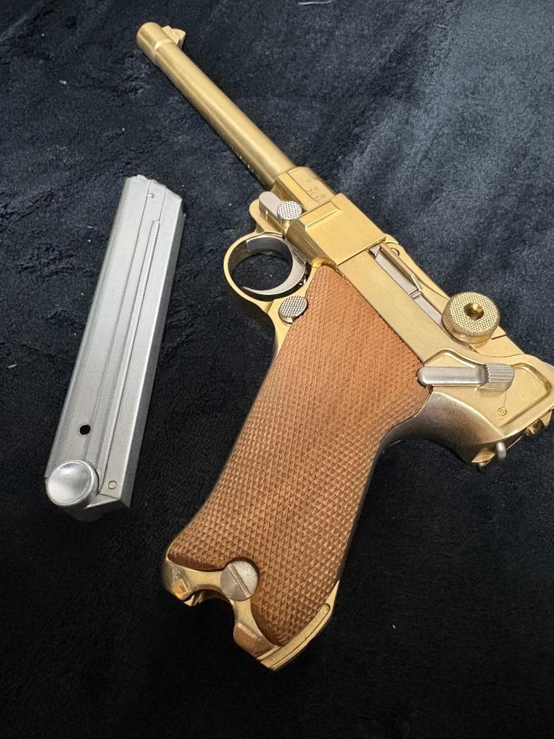 【訳アリ】マルシン ルガー P-08 6inch モデルガン 22KGP SMG