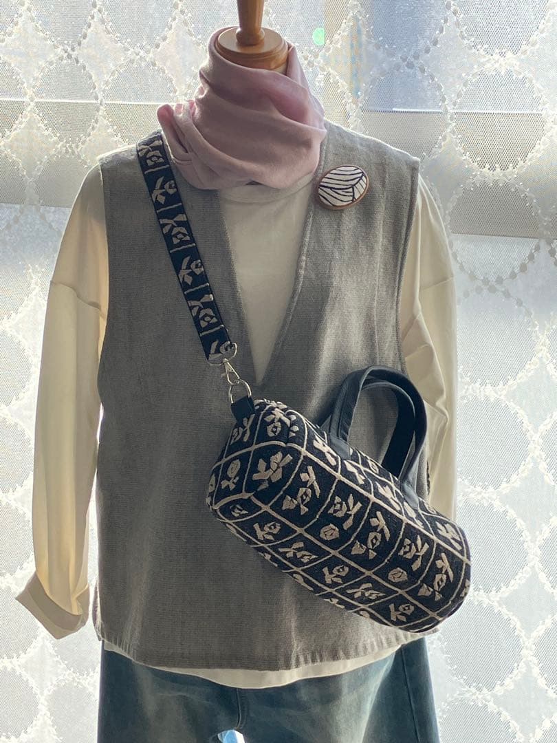 lulu ドラムショルダーバッグ