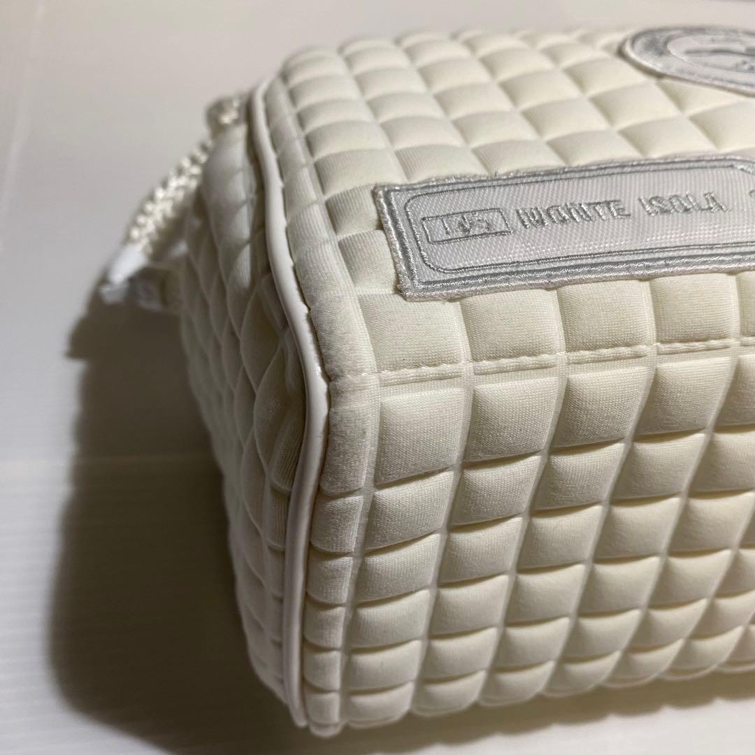 【希少】L4K3 レイク　マカロンバッグ　2WAY 　ホワイト　パッチ　完売品