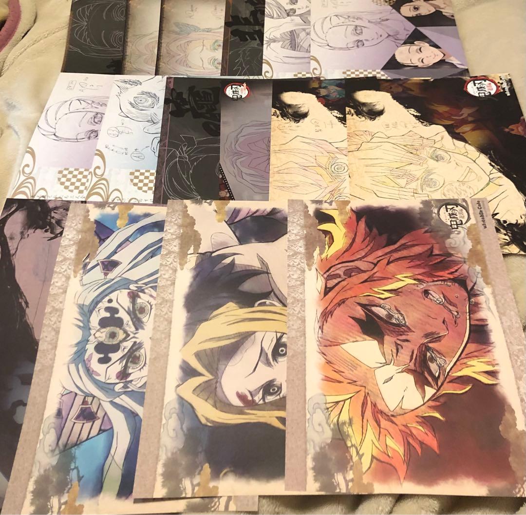 鬼滅の刃 ダイニング カフェ ランチョン まとめ売り 義勇 実弥 無一郎 煉獄