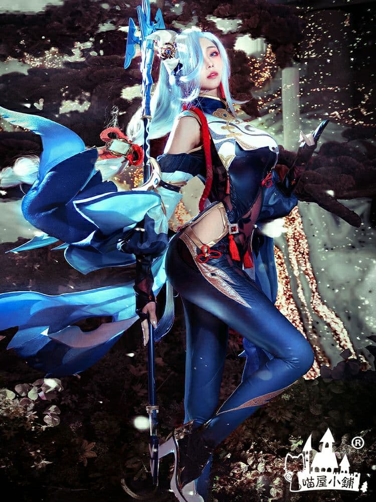 原神げんしん 申鶴(しんかく) 喵屋小铺製  コスプレ衣装 高級感フルセット新品