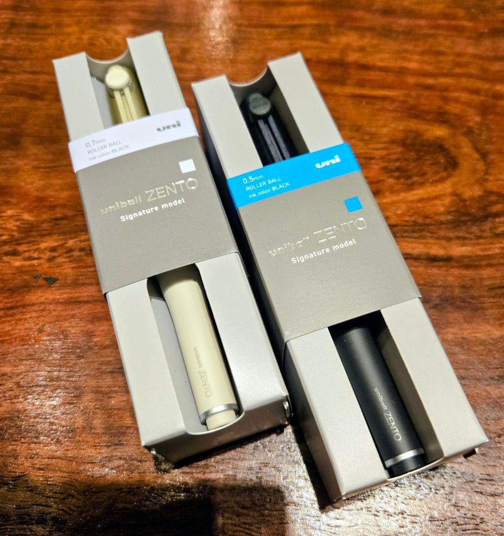 【新品】ユニボールゼント シグ二チャーモデル　ブラック　シャンパンゴールド