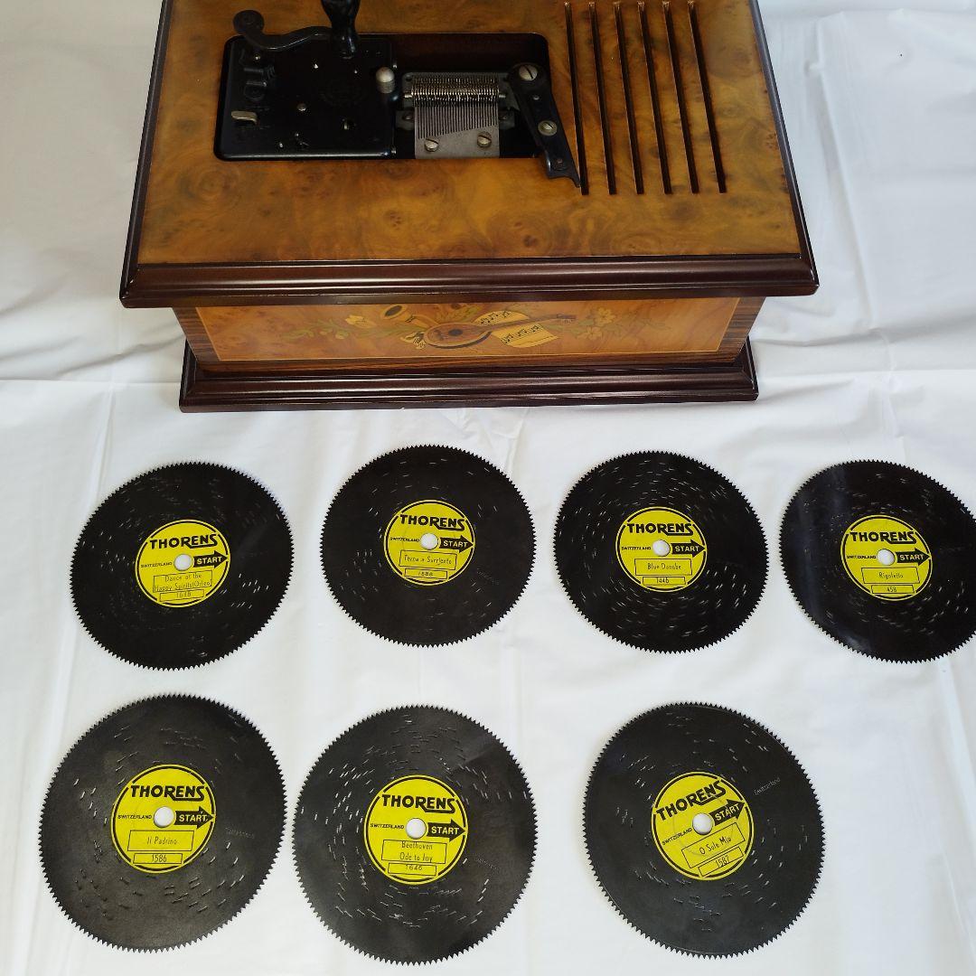 【ジャンク品】THORENS トーレンス ディスク交換式 ドーム型 オルゴール