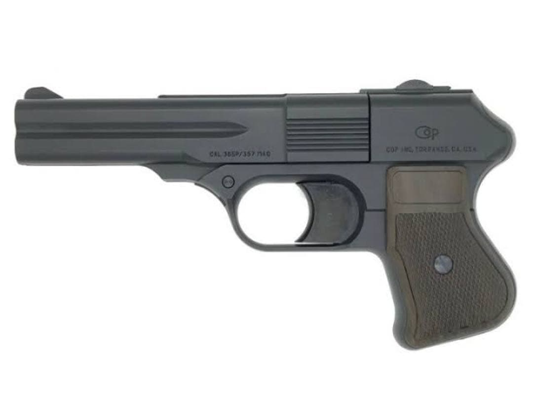 マルシン　cop357 ロングバレル　木目調hwグリップ　ブラック　hwモデル