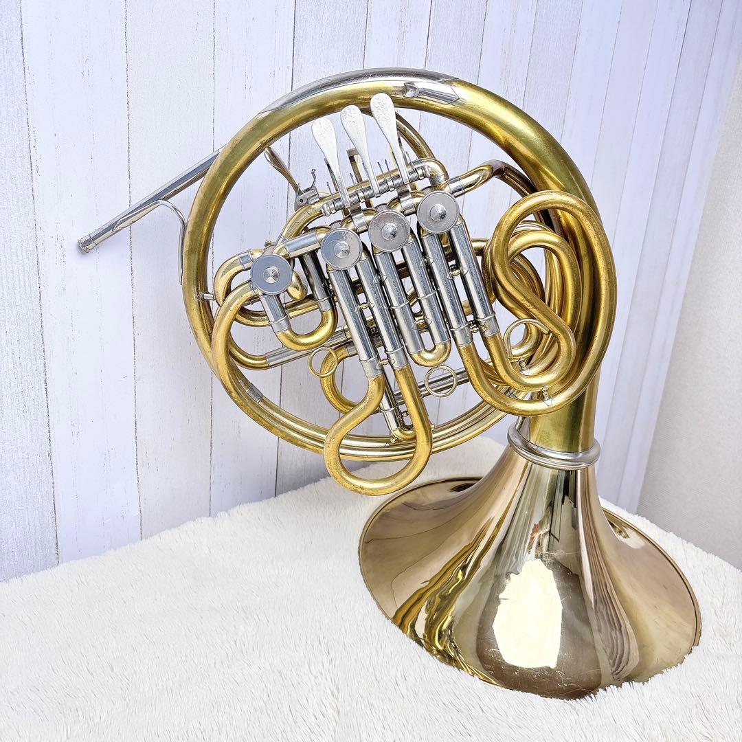 YAMAHA ヤマハ YHR-663 フルダブルホルン マウスピース付き